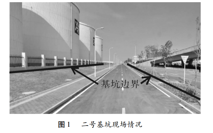 二號基坑現(xiàn)場情況