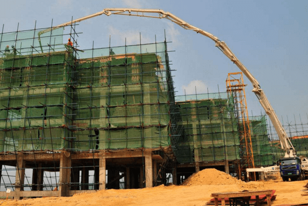 建筑施工，層數(shù)正在增加