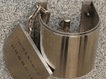 L型沉降觀測點加保護盒